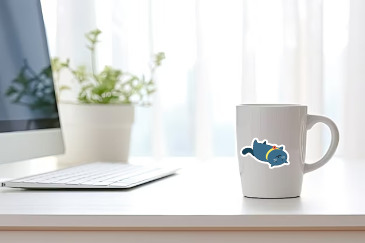 In Sticker dán trang trí ly cốc