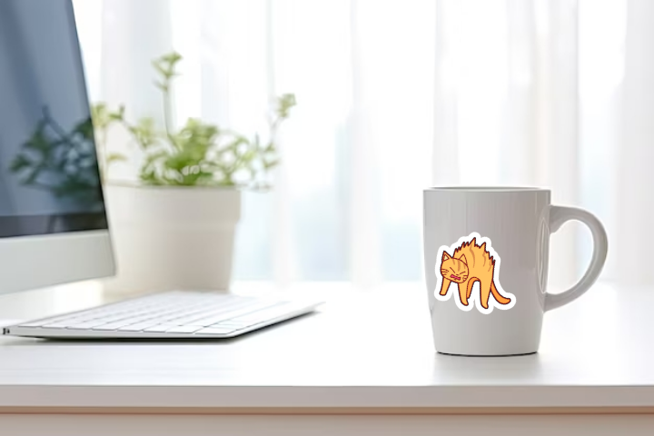 In Sticker dán trang trí ly cốc