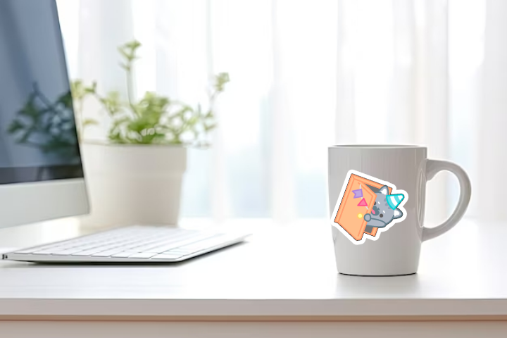 In Sticker dán trang trí ly cốc