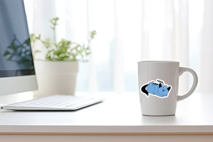 In Sticker dán trang trí ly cốc