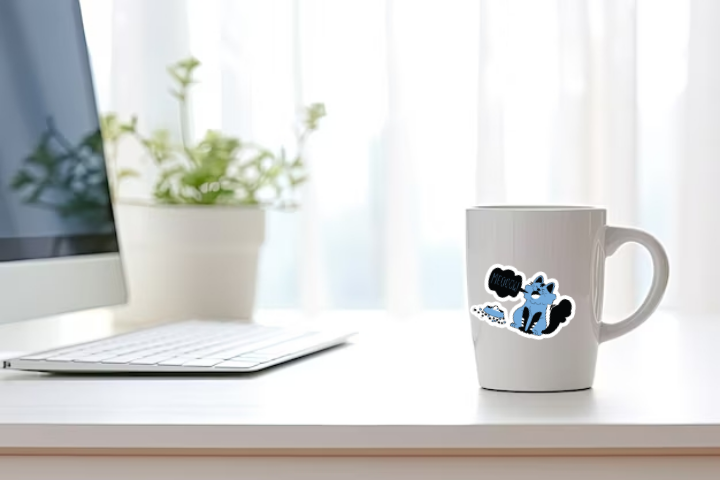 In Sticker dán trang trí ly cốc