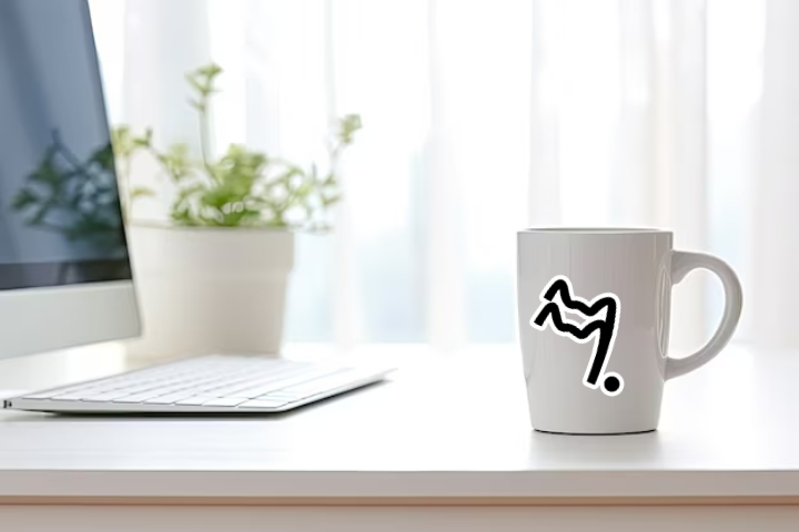 In Sticker dán trang trí ly cốc